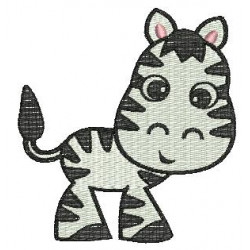 Stickmuster - Zebra